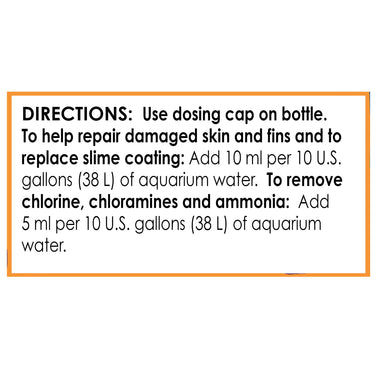 MARINE STRESS COAT Saltwater Aquarium Water Conditioner 16-Ounce Bottle (385D)
